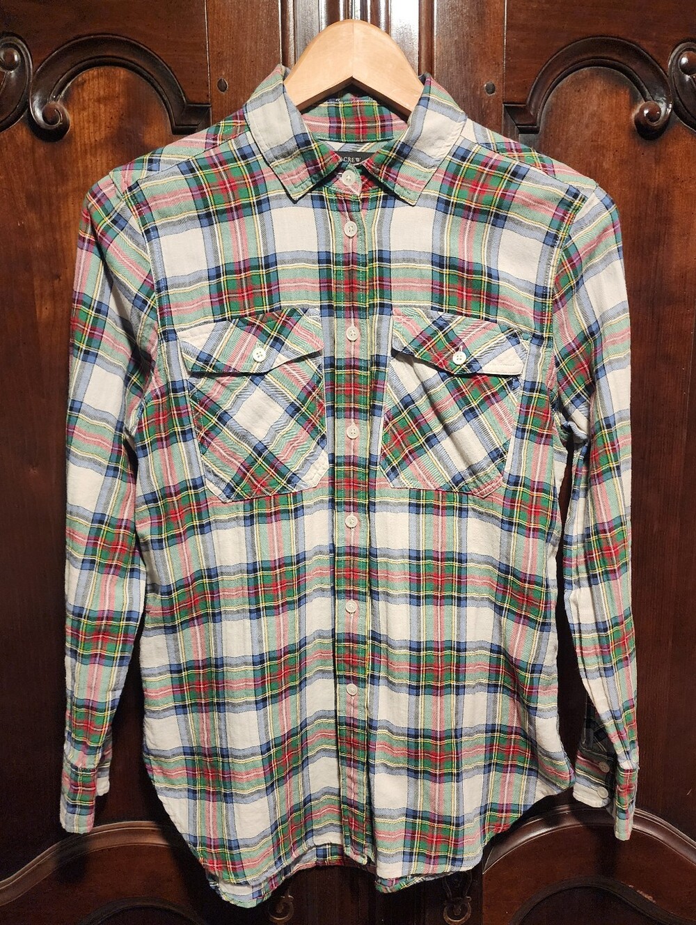 J. CREW - Tartan Flannel Button Up